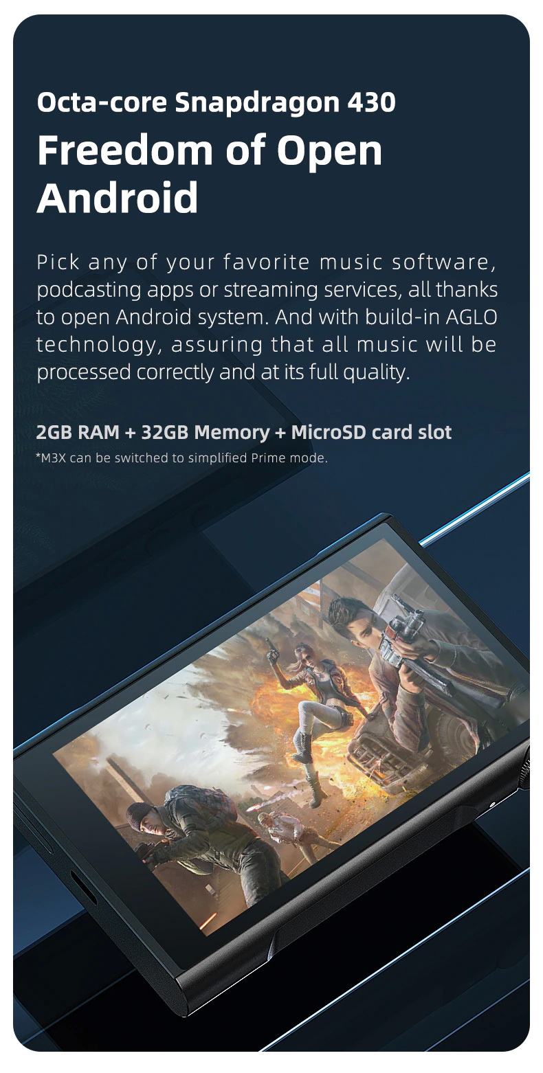 ขาย Shanling M3X Dap พกพาระบบ Android รุ่นล่าสุดรองรับ MQA