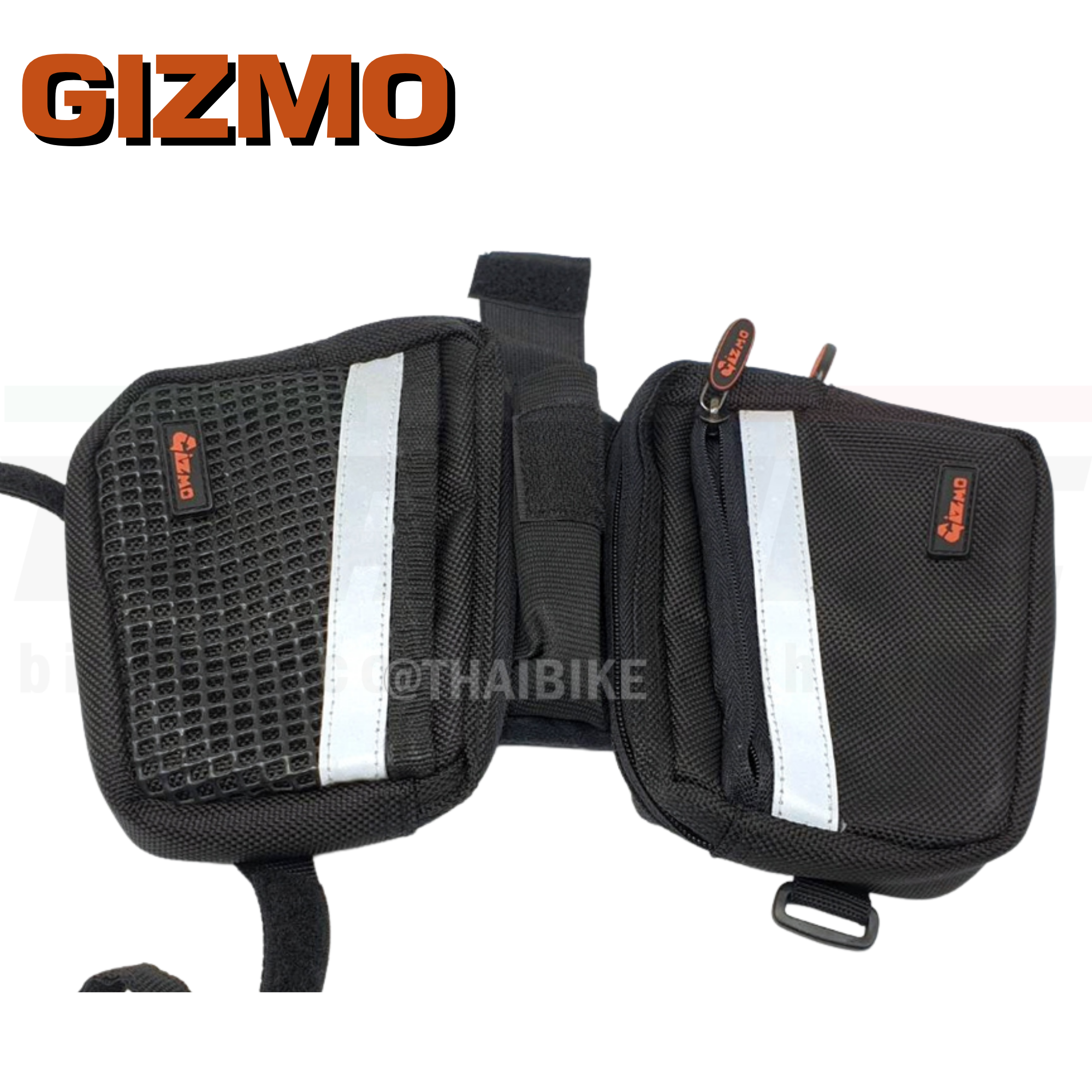 กระเป๋าพาดเฟรมจักรยาน GIZMO แบบมีผ้ากันฝน