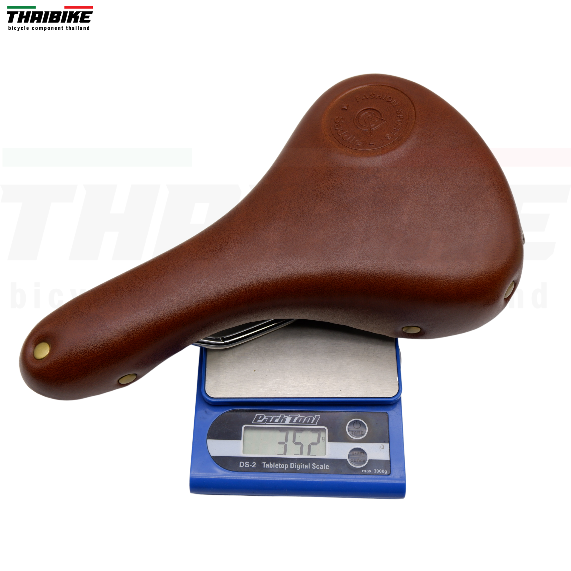 อานจักรยานหนังเทียม ทรงวินเทจ มีหูห้อยกระเป๋าหลัง