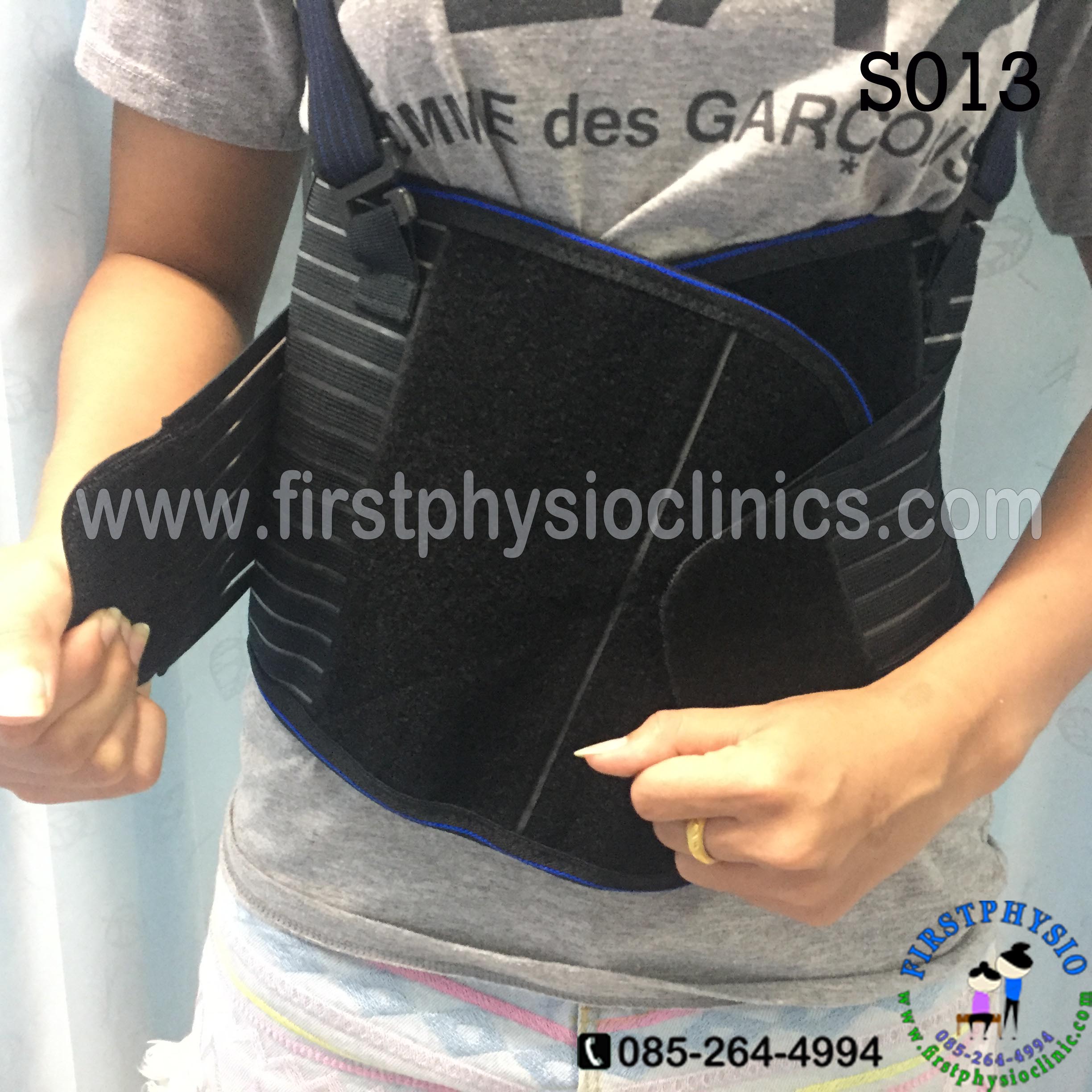 เข็มขัดพยุงหลัง พยุงหลังแบบถอดสายได้ เสื้อรัดหลัง เสื้อดามหลัง เฝือกพยุงหลัง ผ้ารัดหน้าท้อง ที่บล๊อคหลัง เสื้อพยุงหลัง เข็มขัดพยุงลำตัว เฝือกพยุงลำตัว (Back Support)