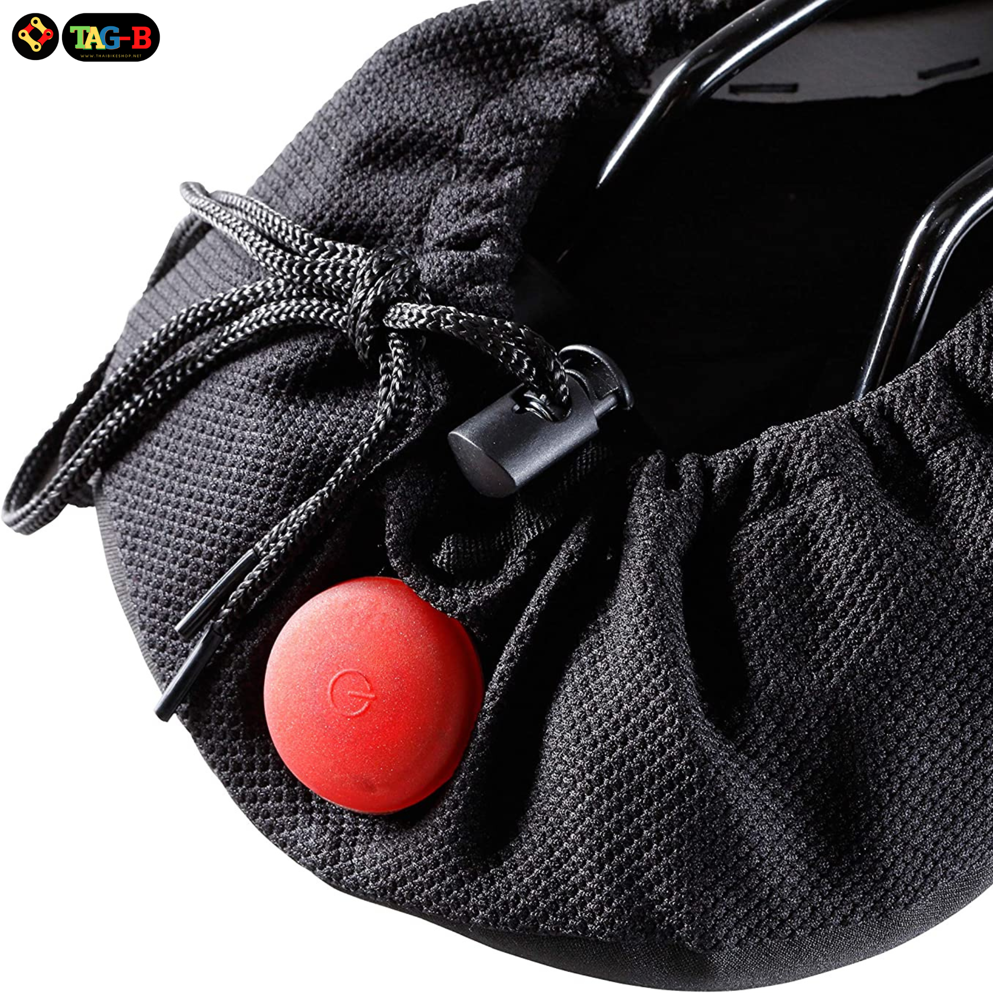 เจลรองเบาะจักรยาน เบาะเจล SAHOO มีไฟในตัว นุ่มพิเศษ