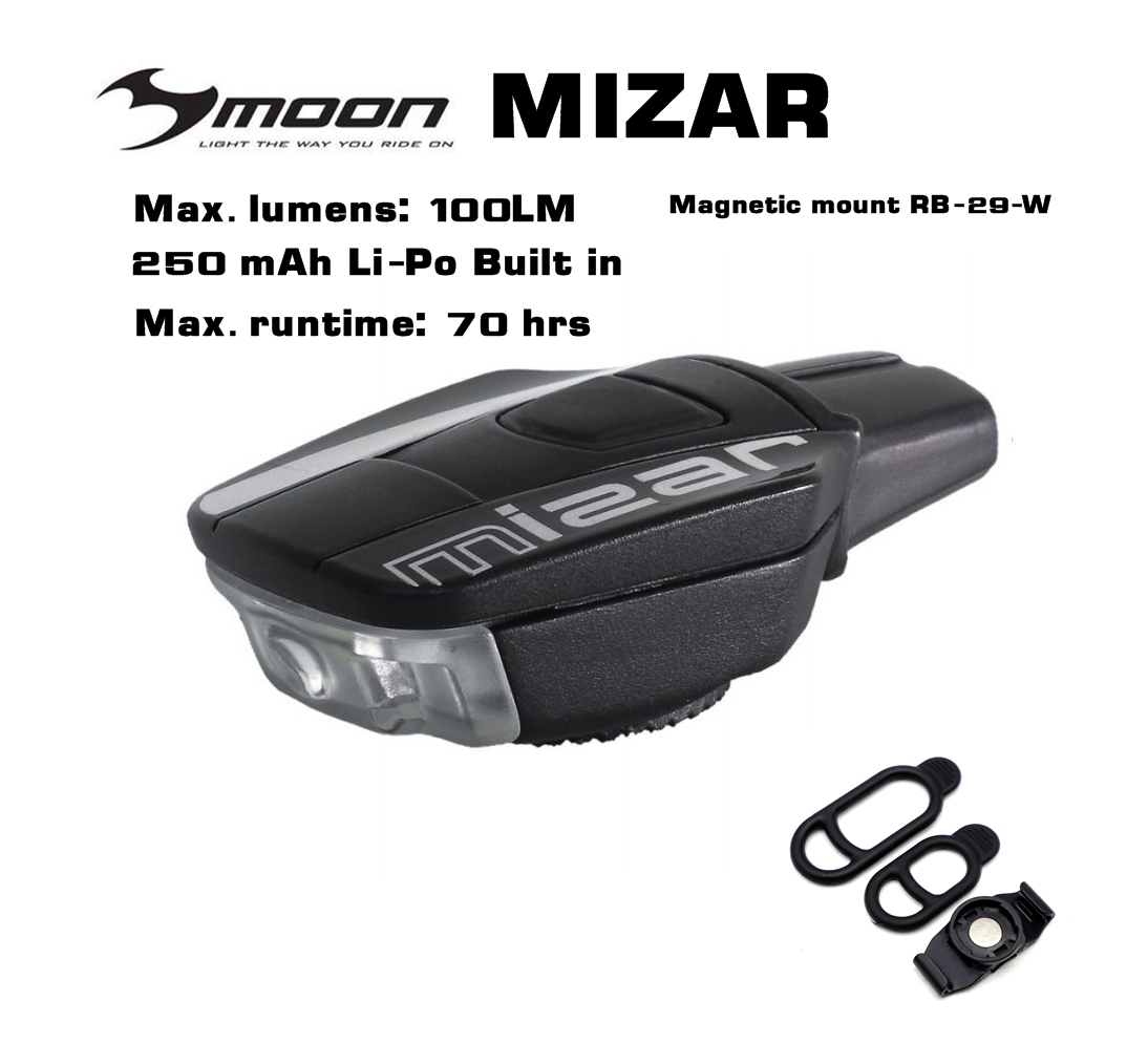 ไฟหน้าจักรยาน MOON MIZAR USB MAXNET งานไต้หวัน