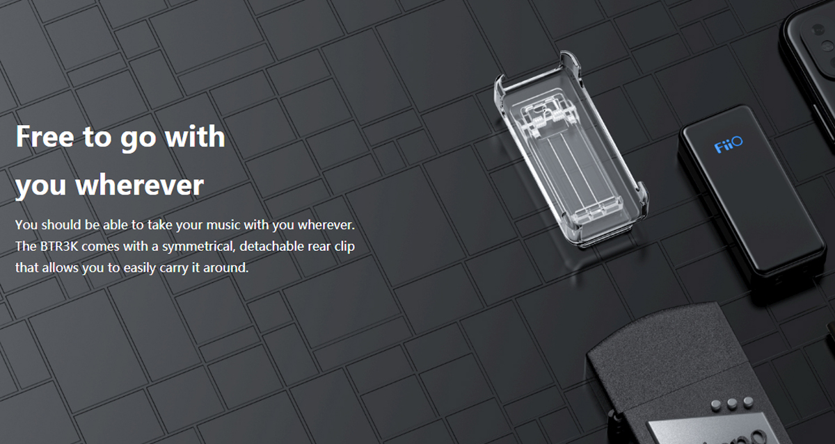 FiiO BTR3K DAC/AMP ตัวรับสัญญาณรองรับ Bluetooth 5.0 aptX , aptX LL , aptX HD , LDAC
