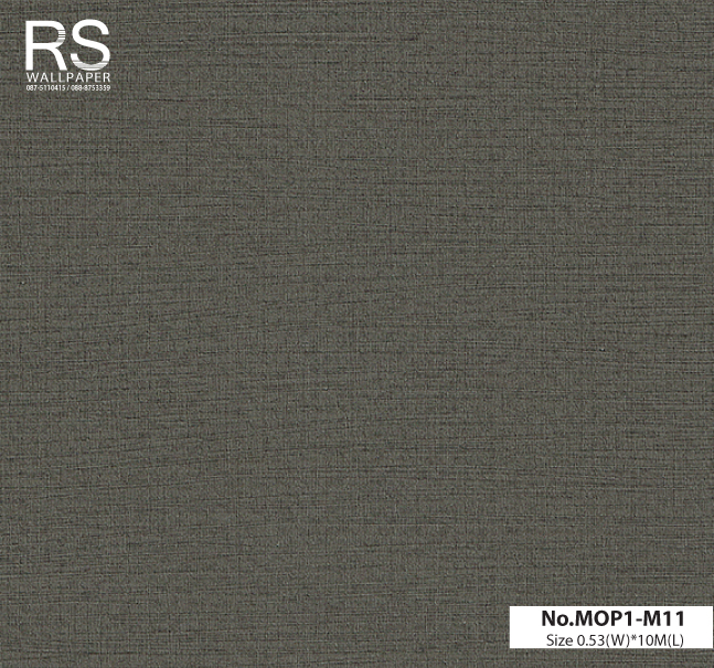 วอลเปเปอร์สีดำอ่อน มีเทกเจอร์ในตัว No.MOP1-M11