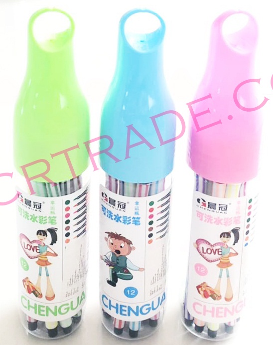 ปากกาเมจิกระปุก 12 แท่ง 22 ซม.