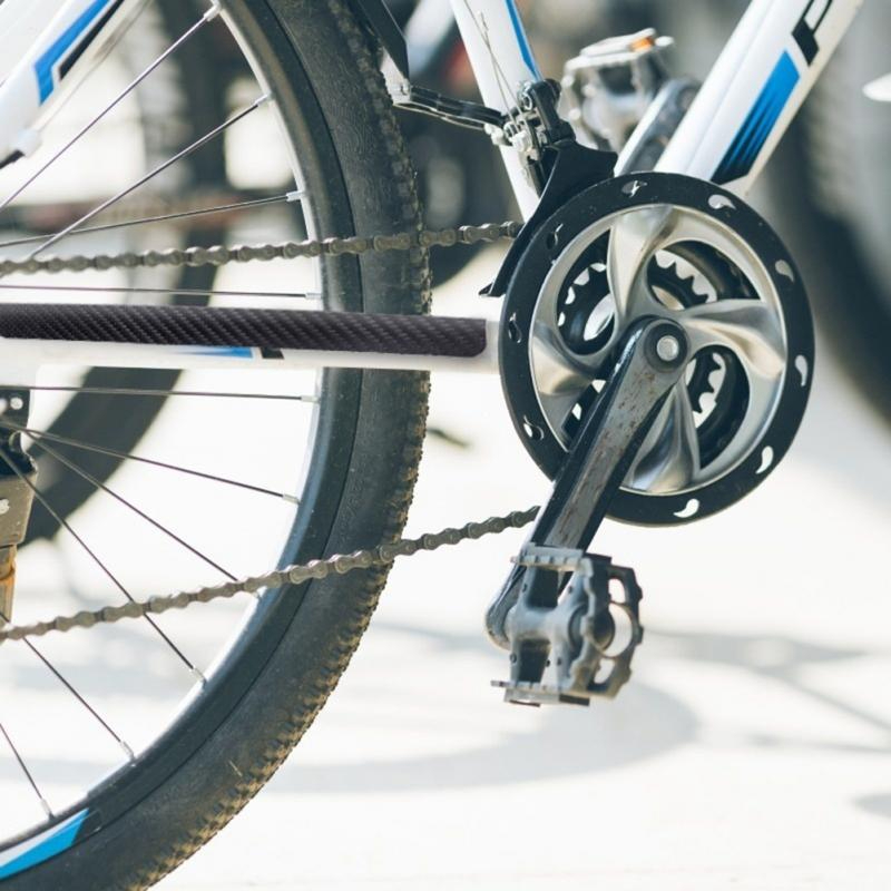 สติกเกอร์กันรอยโซ่ตกใส่เฟรมจักรยาน ZTTO แบบลายคาร์บอน