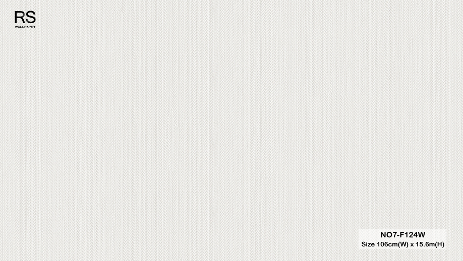 วอลเปเปอร์ สีขาว NO7-F124W