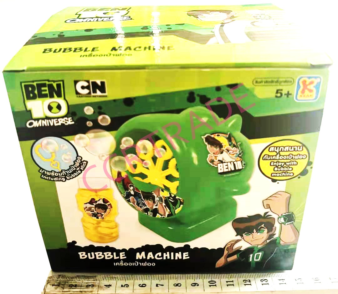 เครื่องบินเป่าฟองเบนเทน+น้ำยากล่อง 13.5x15 ซม.(ลิขสิทธิ์แท้)(1x3)