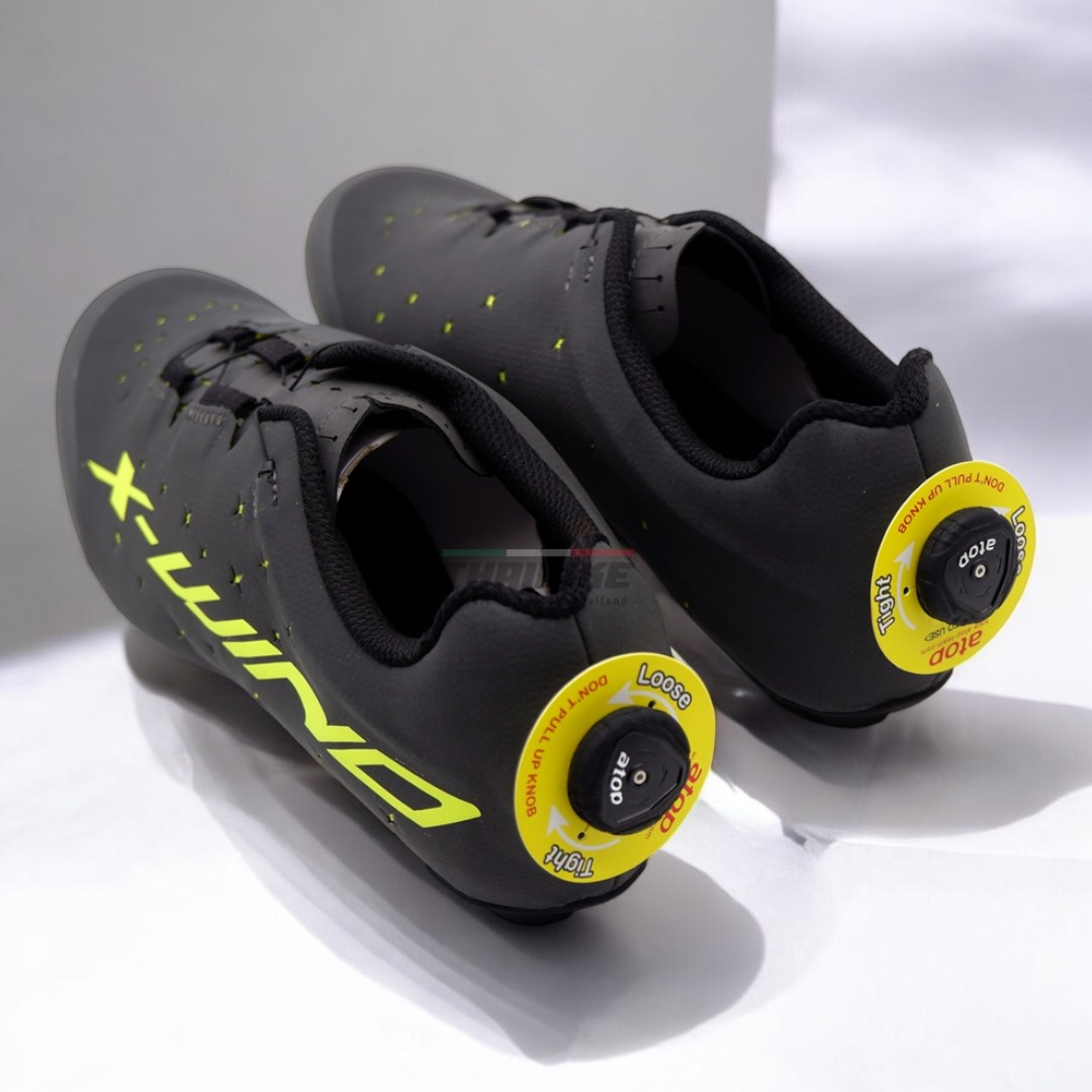 รองเท้าจักรยานเสือหมอบพื้นคาร์บอน X-WIND รุ่น EXPERT Q PRO ROAD