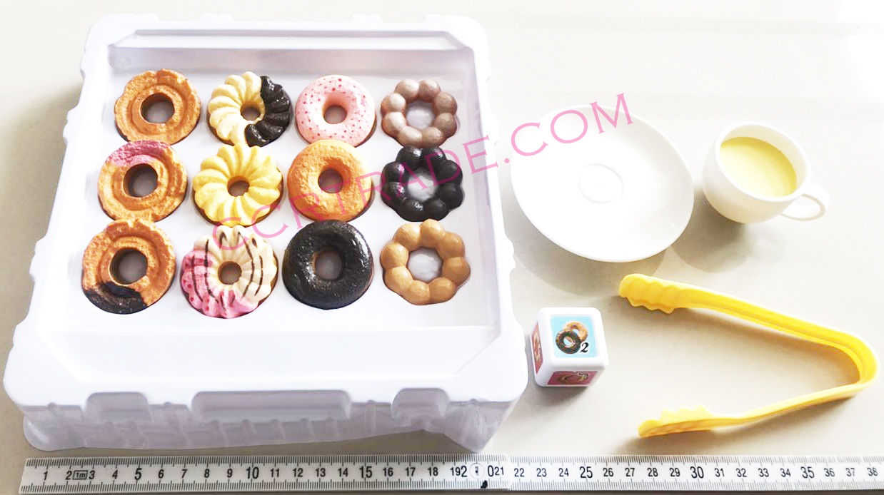 เกมส์โดนัททาวเวอร์+แก้วชากล่อง 30.5 ซม.(1x3)