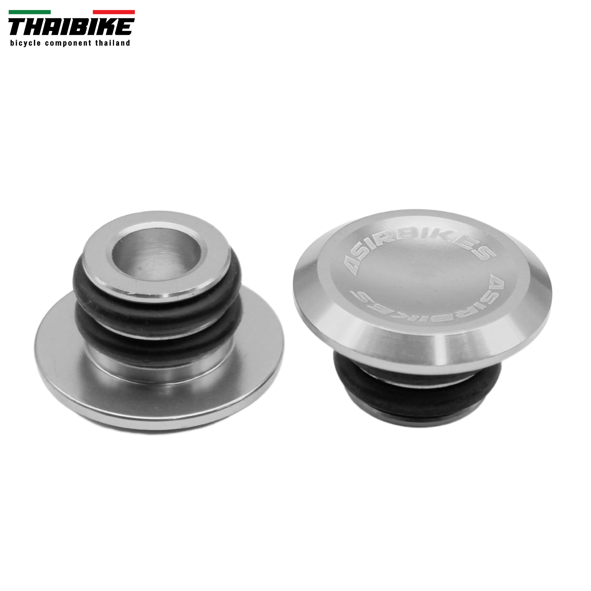 จุกปิดปลายแฮนด์จักรยานเสือหมอบ เสือภูเขา อลูมิเนียม CNC ยี่ห้อ ASIRBIKE/FMF