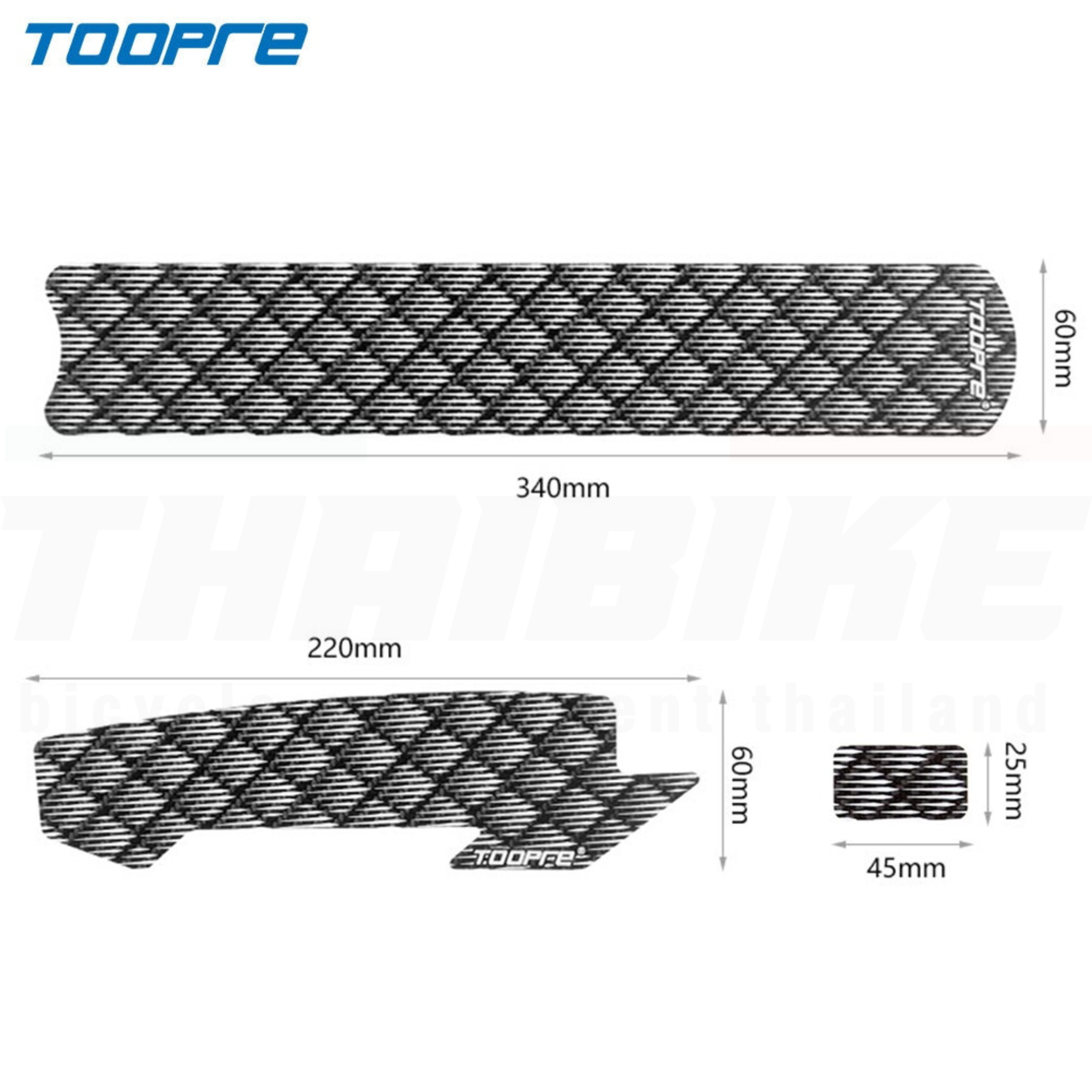 TOOPRE สติ๊กเกอร์กันโซ่จักรยาน เสือภูเขา สติ๊กเกอร์ป้องกันเฟรมจักรยาน สติ๊กเกอร์โซ่ สติ๊กเกอร์ป้องกัน สติ๊กเกอร์ติดจักรยาน