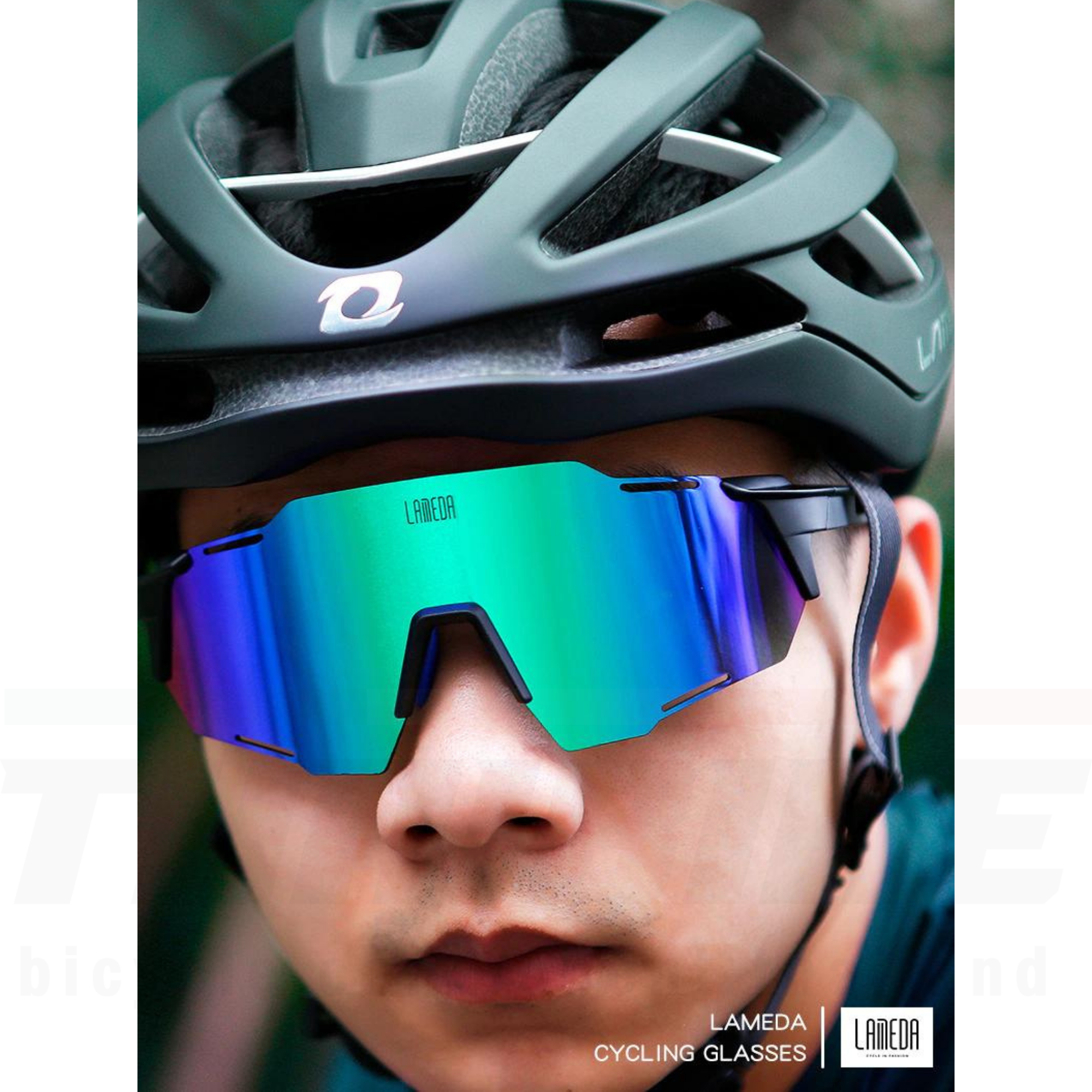 แว่นตาปั่นจักรยาน เลนส์ออโต้ เลนส์POLARIZE LAMEDA Cycling Glasses Anti-Ultraviolet Polarized