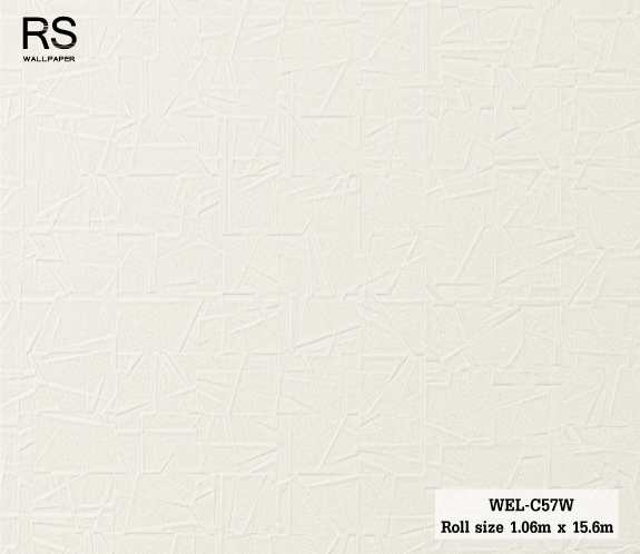 วอลเปเปอร์ สีครีม WEL-C57W