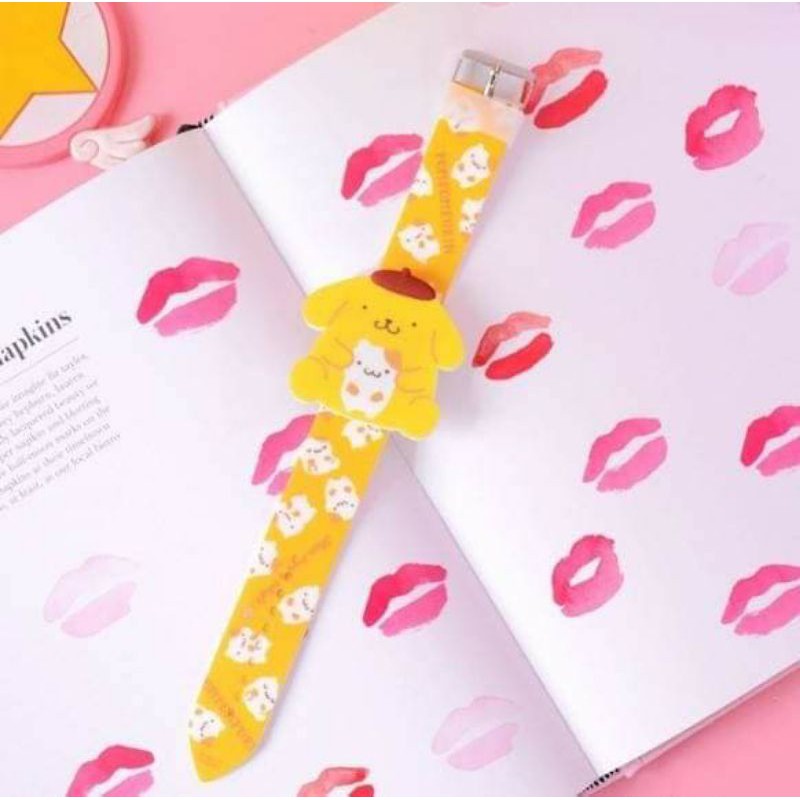 นาฬิกาคิตตี้ kitty นาฬิกาเด็กคิตตี้ นาฬิกาปอมปอม sanrio น่ารัก