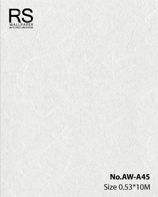 วอลเปเปอร์สีขาว ลายกระดาษสา No.AW-A45