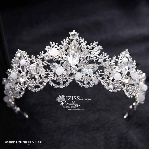 AC032 **รวม17 แบบเทียร่าสวยๆ**พรีออเดอร์เทียร่า มงกุฎเพชร ต่างหูและสร้อยคอ ชุดเครื่องประดับเจ้าสาวสวยหรูดุจเจ้าหญิง