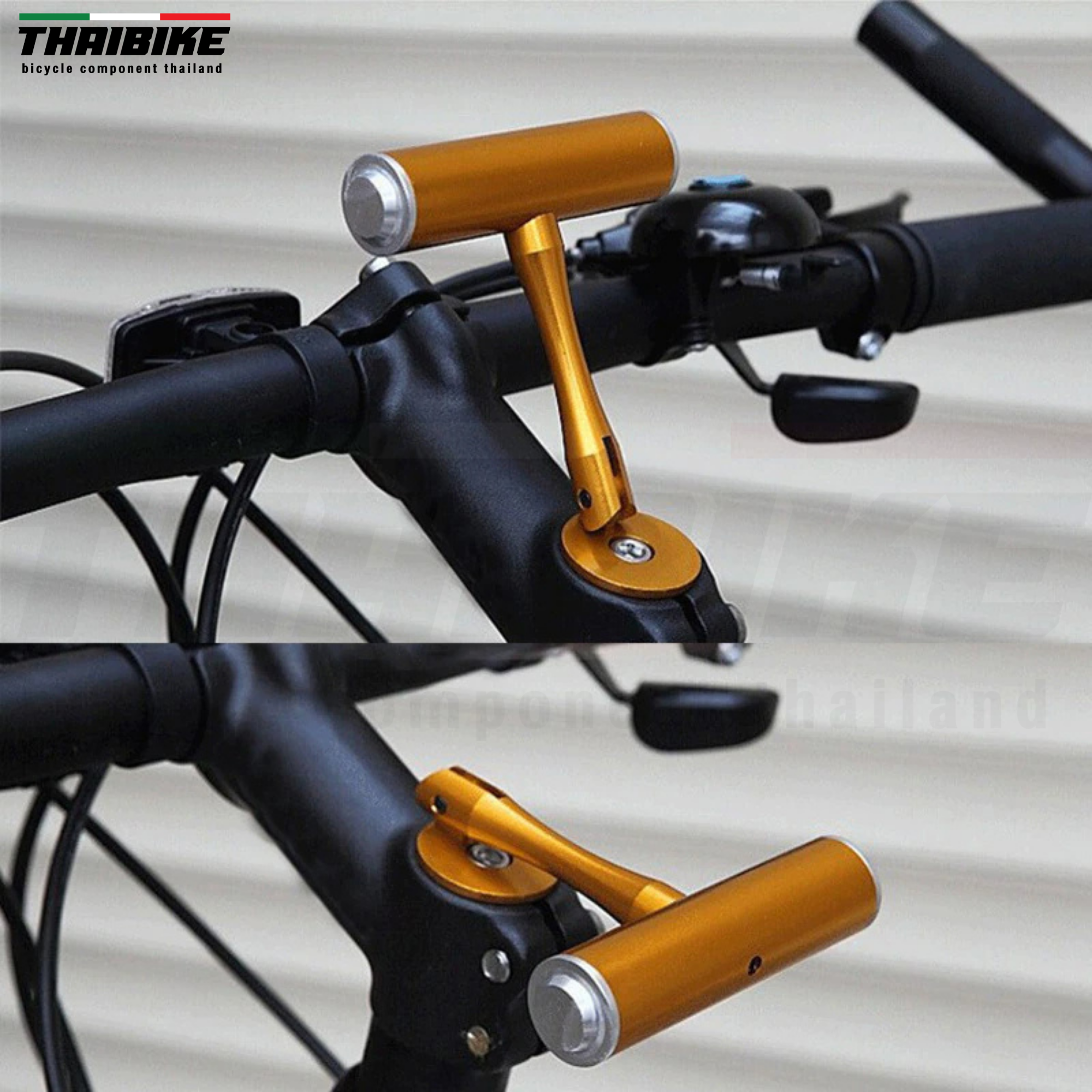 ฝาปิดสเต็มจักรยานแบบที่ยึดไฟ ยึดไมล์ แบบตัว T STEM