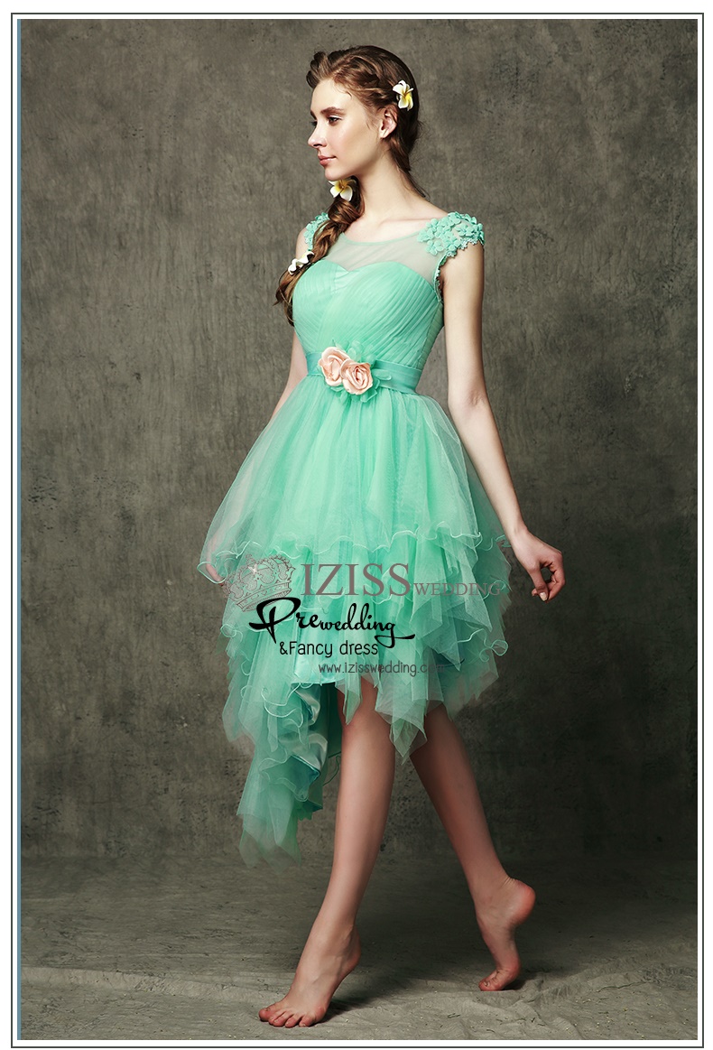 ฺBM0104 - พรีออเดอร์ ชุดเพื่อนเจ้าสาวราตรียาวสีเขียวมินท์