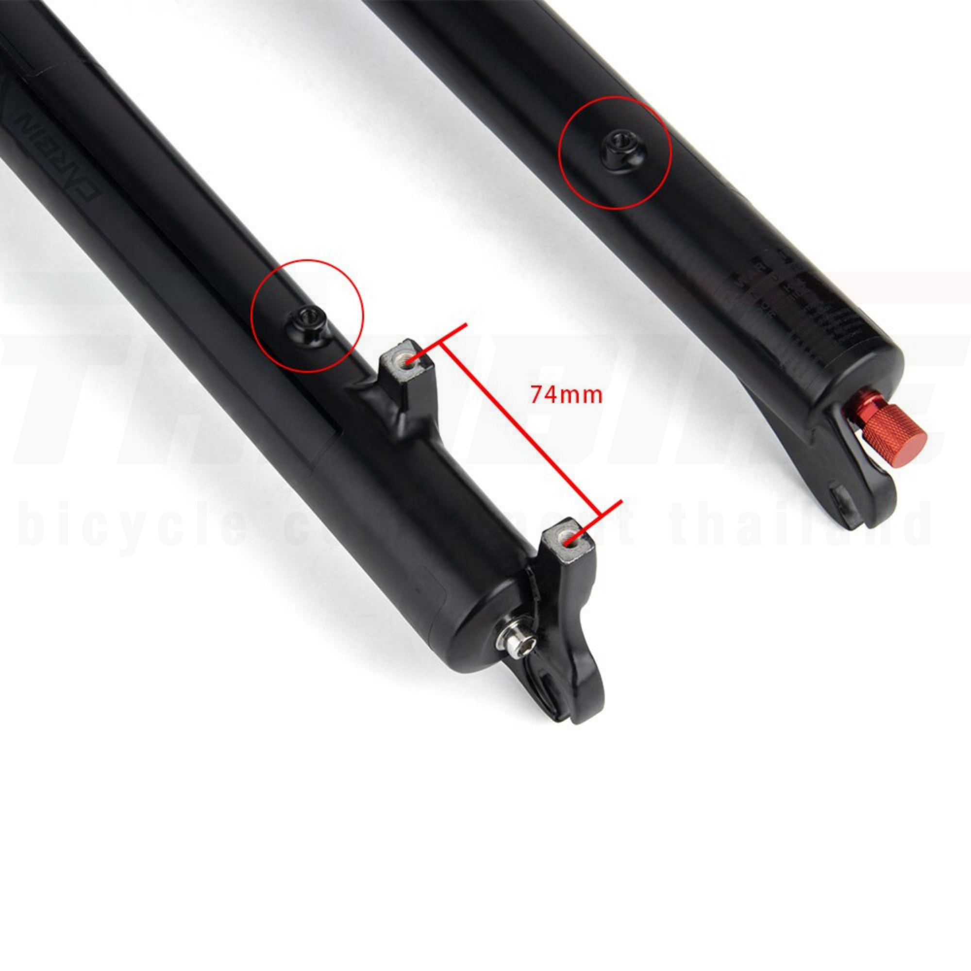 โช๊คลมหน้าจักรยานเสือภูเขา 27.5/29 BOLANY ZLA258 ปรับรีบาวนด์