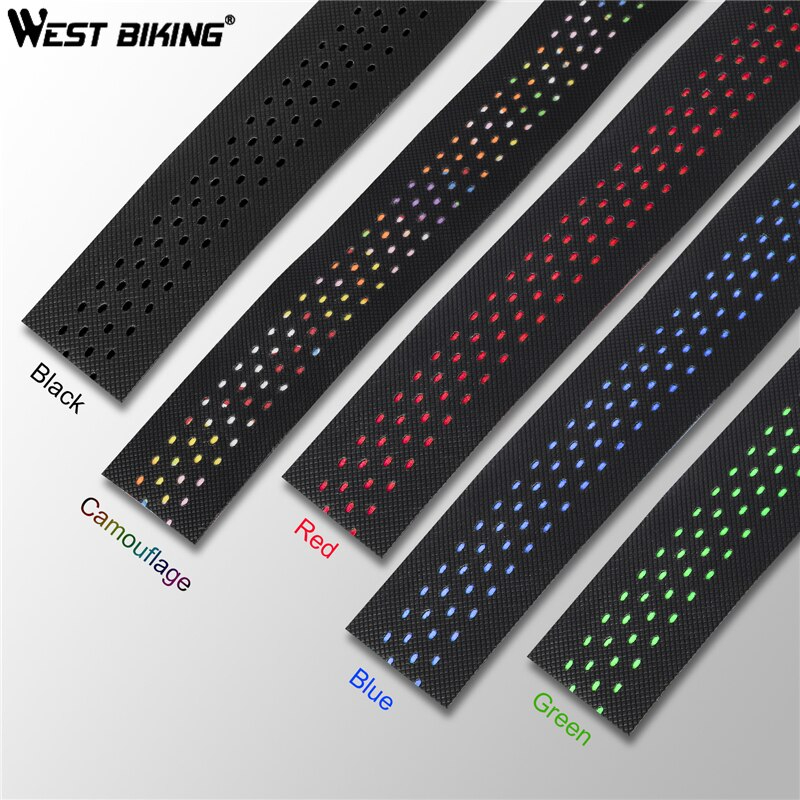 ผ้าพันแฮนด์จักรยานเสือหมอบ 2TONE WESTBIKING 039 PU + EVA