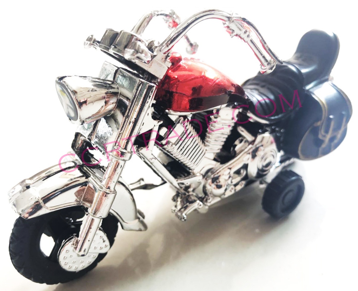 รถมอเตอร์ไซด์ฮาเล่ย์สีสะท้อนกล่อง 14 ซม.