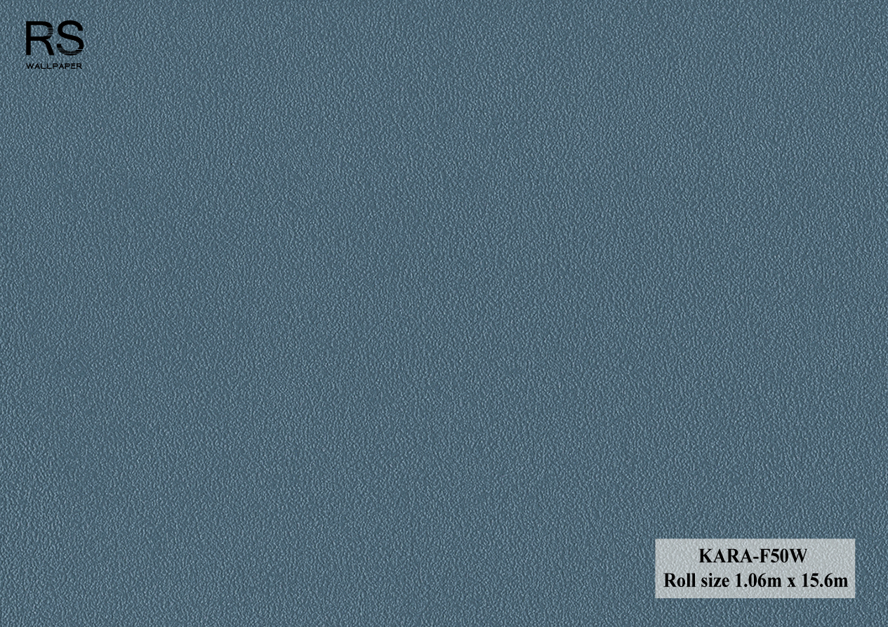 วอลเปเปอร์ สีน้ำเงินอมเทา KARA-F50W