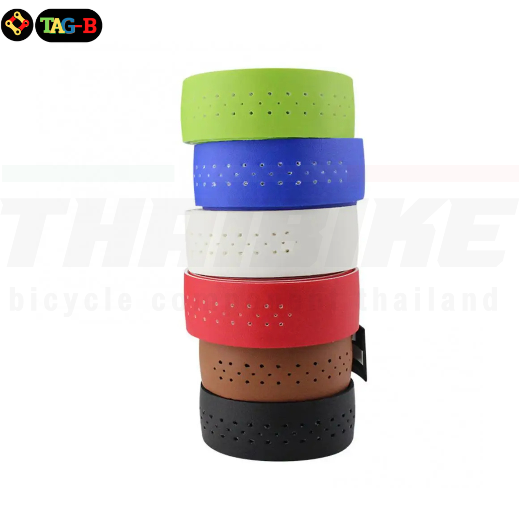ผ้าพันแฮนด์จักรยานเสือหมอบ TAG-B แบบรู