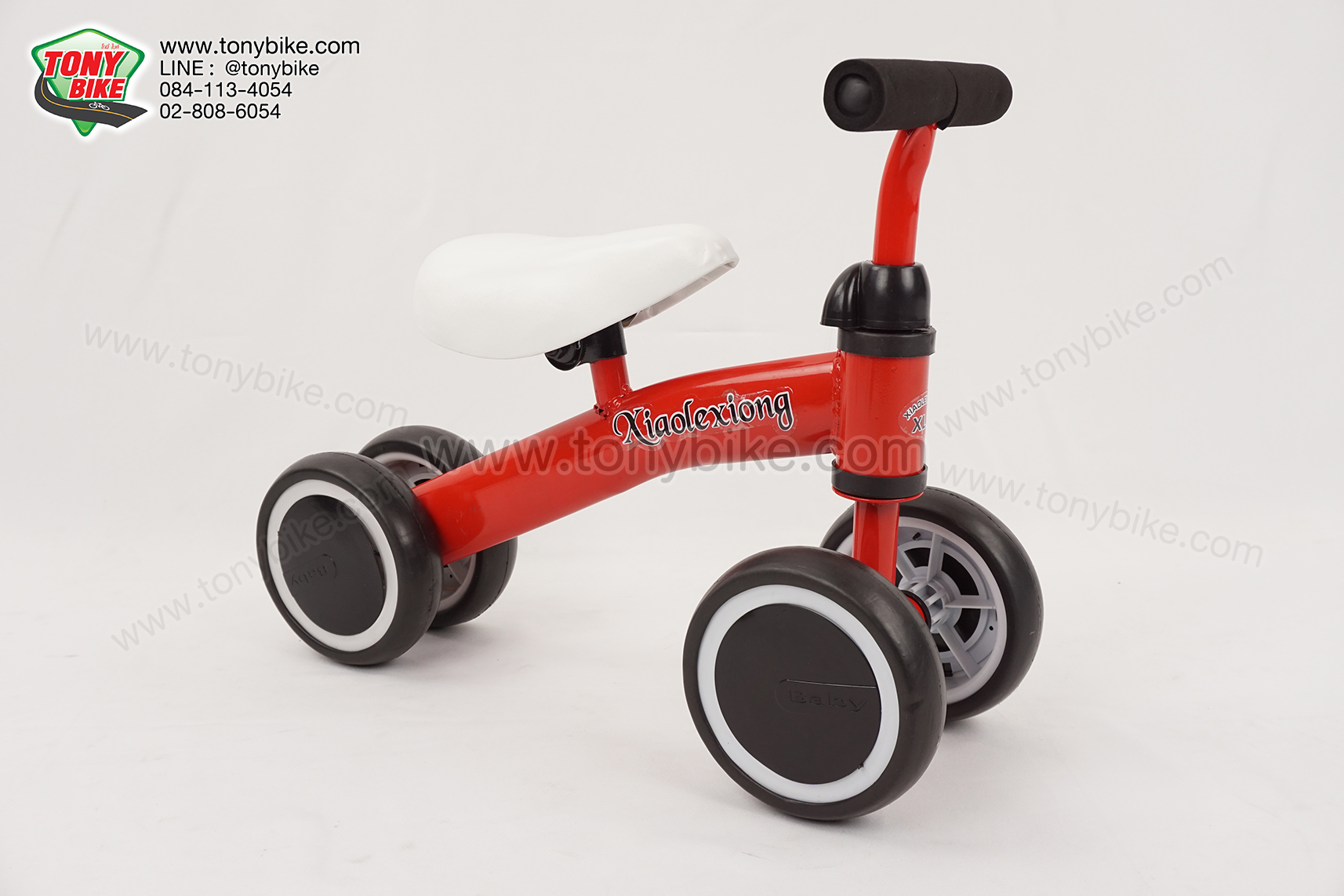 จักรยานขาไถ จักรยาน balance bike สีแดง