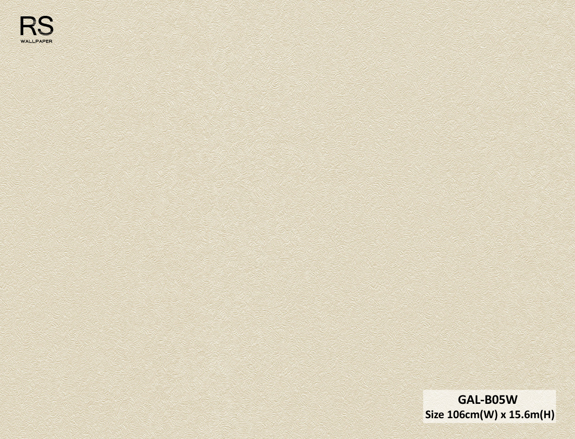 วอลเปเปอร์สีครีมทอง GAL-B05W