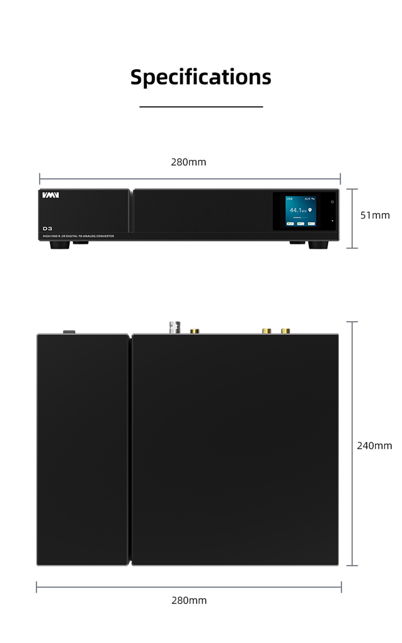 SMSL VMV D3 DAC ตั้งโต๊ะ ชิป PCM1704U-J R-2R ในตำนานรองรับ MQA