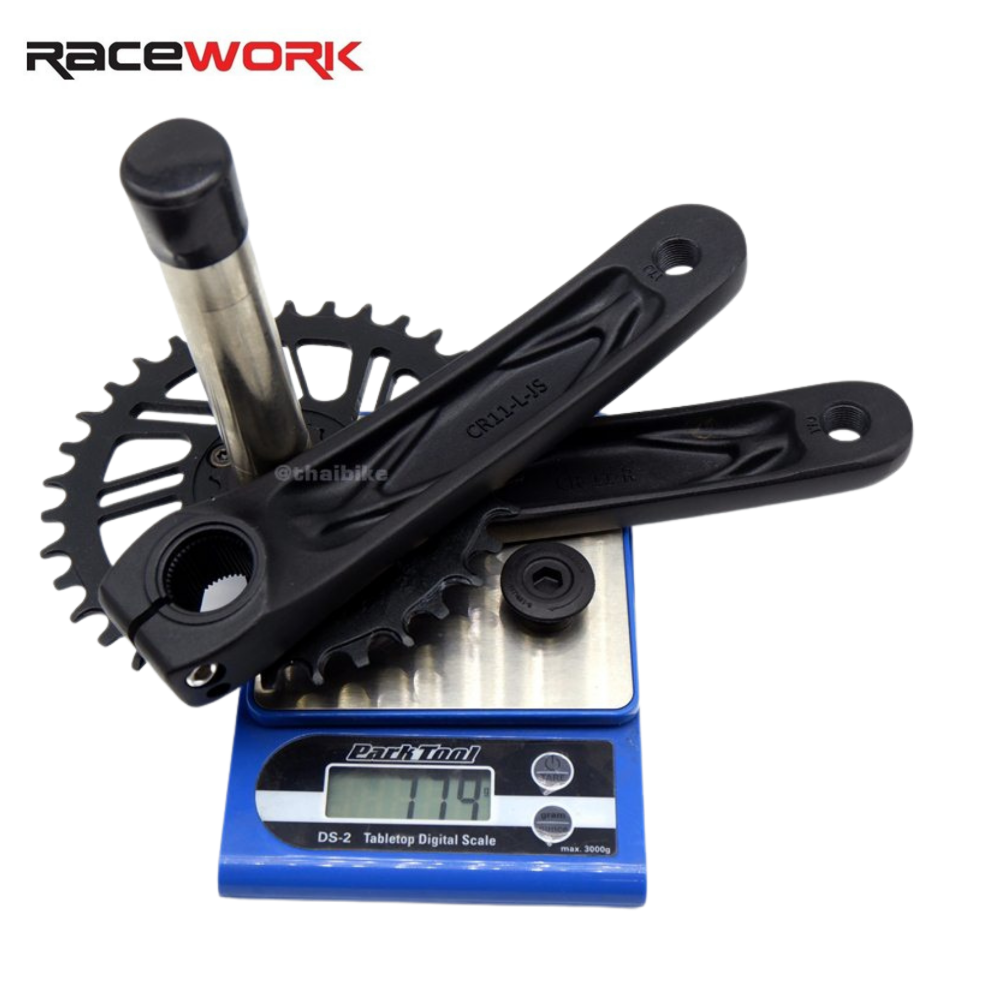 ชุดขาจานจักรยานเสือภูเขา พร้อมกะโหลก RACEWORK NX1 7000 II Axis Bicycle Crankset