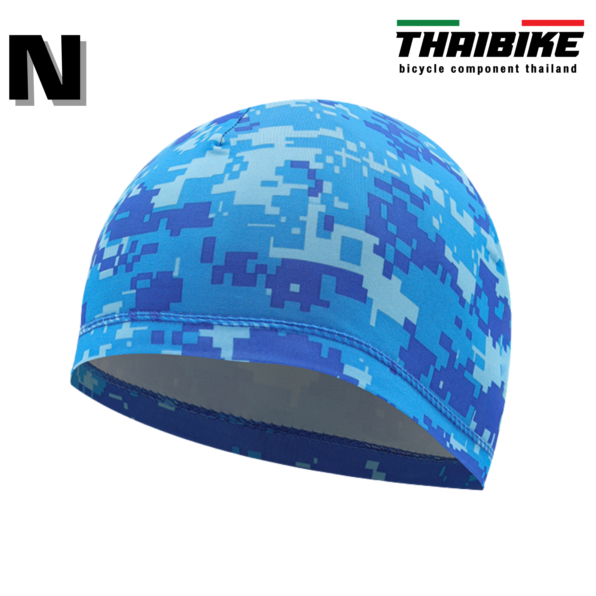 ผ้าคลุมหัวกันเหงื่อ ปั่นจักรยาน ออกกำลังกาย ขี่มอเตอร์ไซต์ ผ้ารองหมวกกันน็อค THAIBIKE