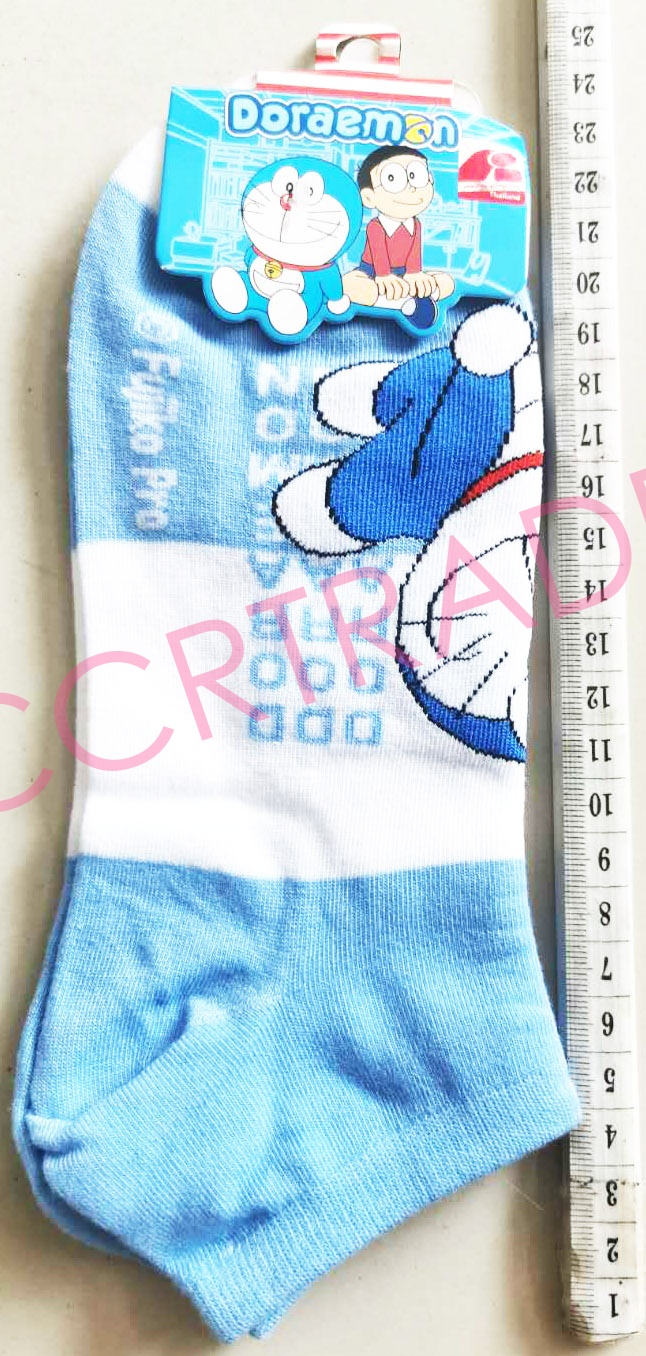 ถุงเท้าโดเรม่อนตาตุ่ม SET-4(ลิขสิทธิ์แท้) Free size