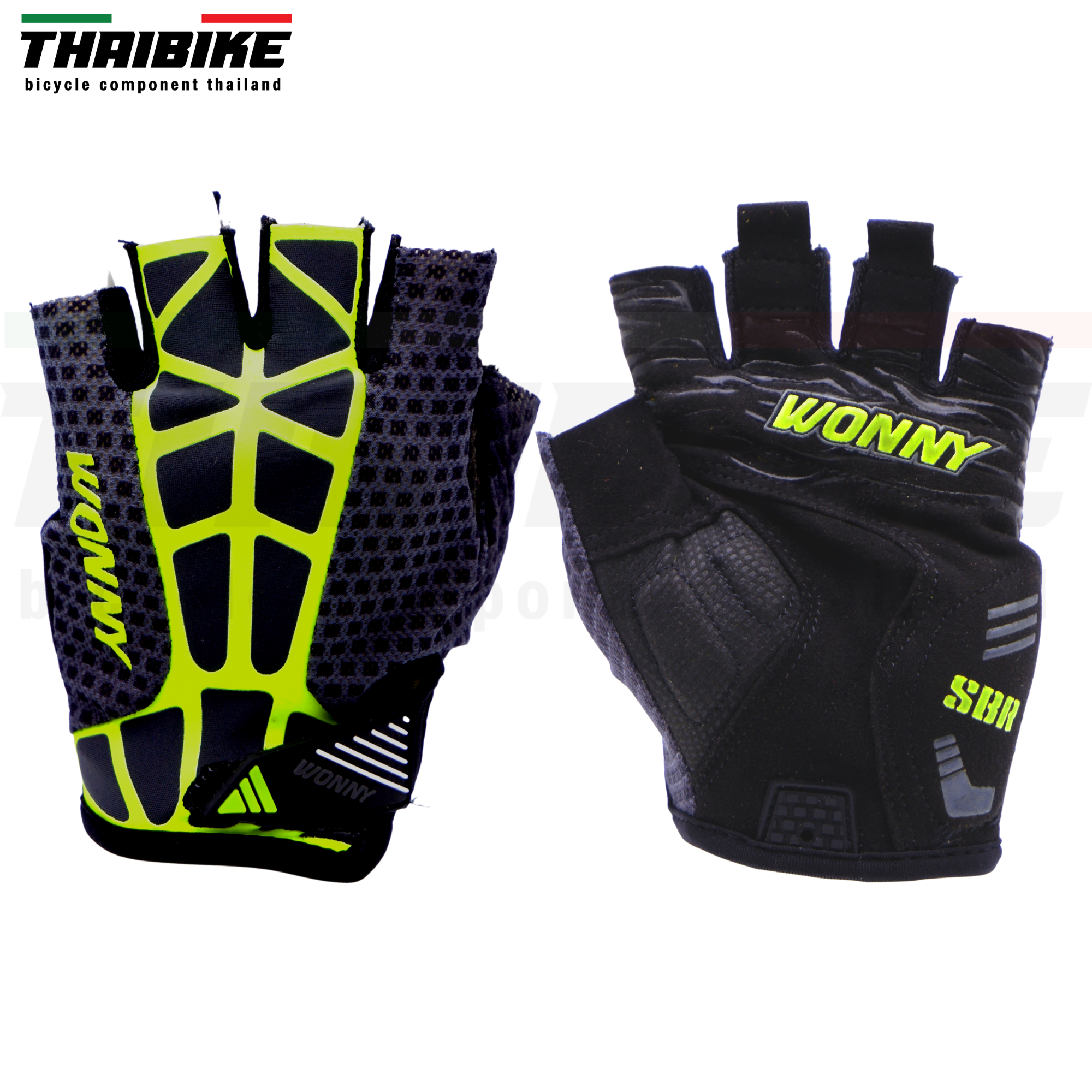 ถุงมือเจลสำหรับปั่นจักรยาน มีเจลรองมือ ของแท้ งานหนานุ่ม WONNY