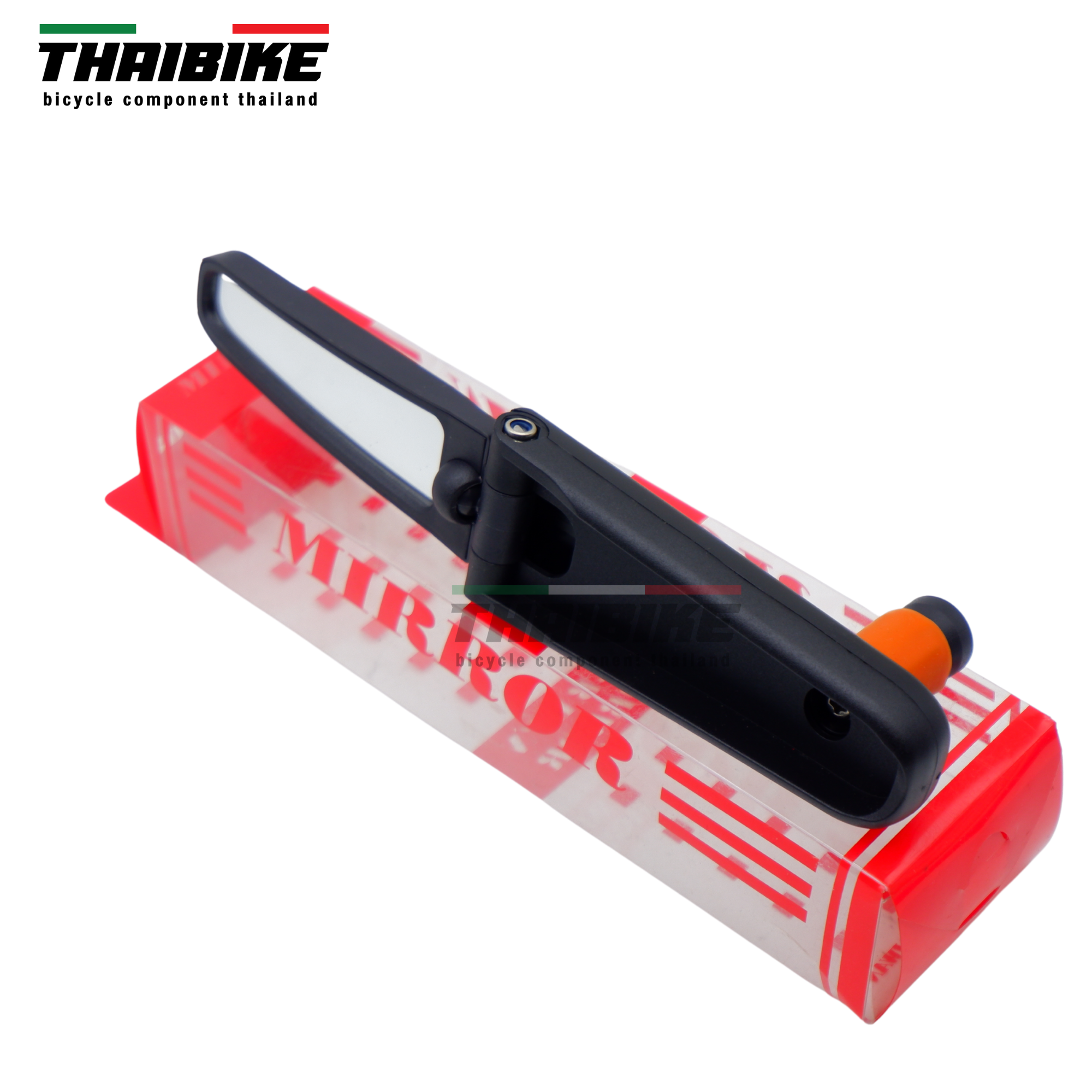 กระจกติดจักรยานแบบมีบาร์เอน 3D แบบพับหมุน 360 องศา ติดได้ทั้งซ้ายและขวา