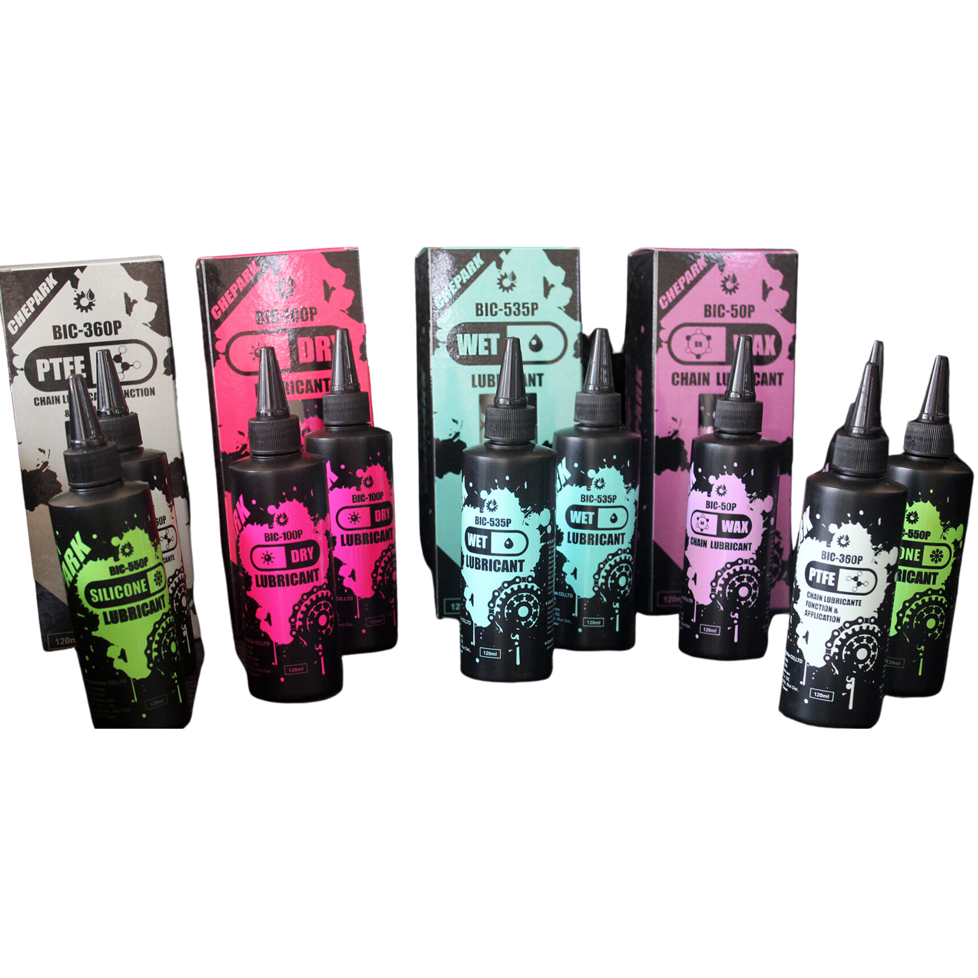 น้ำมันหยอดโซ่จักรยาน หล่อลื่นโซ่จักรยาน CHEPARK BIC-550P BIC-360P BIC-50P BIC535P BIC100P