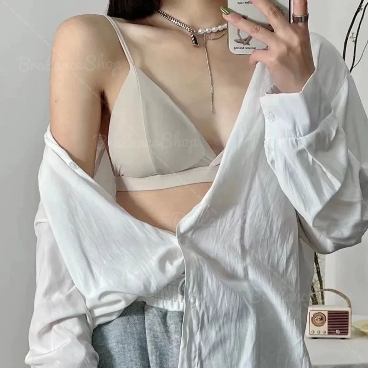 BLS✿6757 บราไร้โครงแฟชั่น