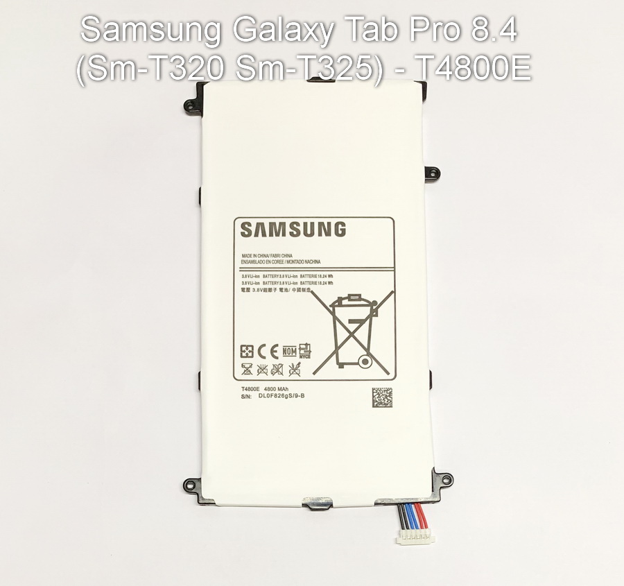 แบตเตอรี่ แท้ Samsung Galaxy Tab Pro 8.4 (Sm-T320,T325) รหัส T4800E- 4800mAh (ส่งฟรี)