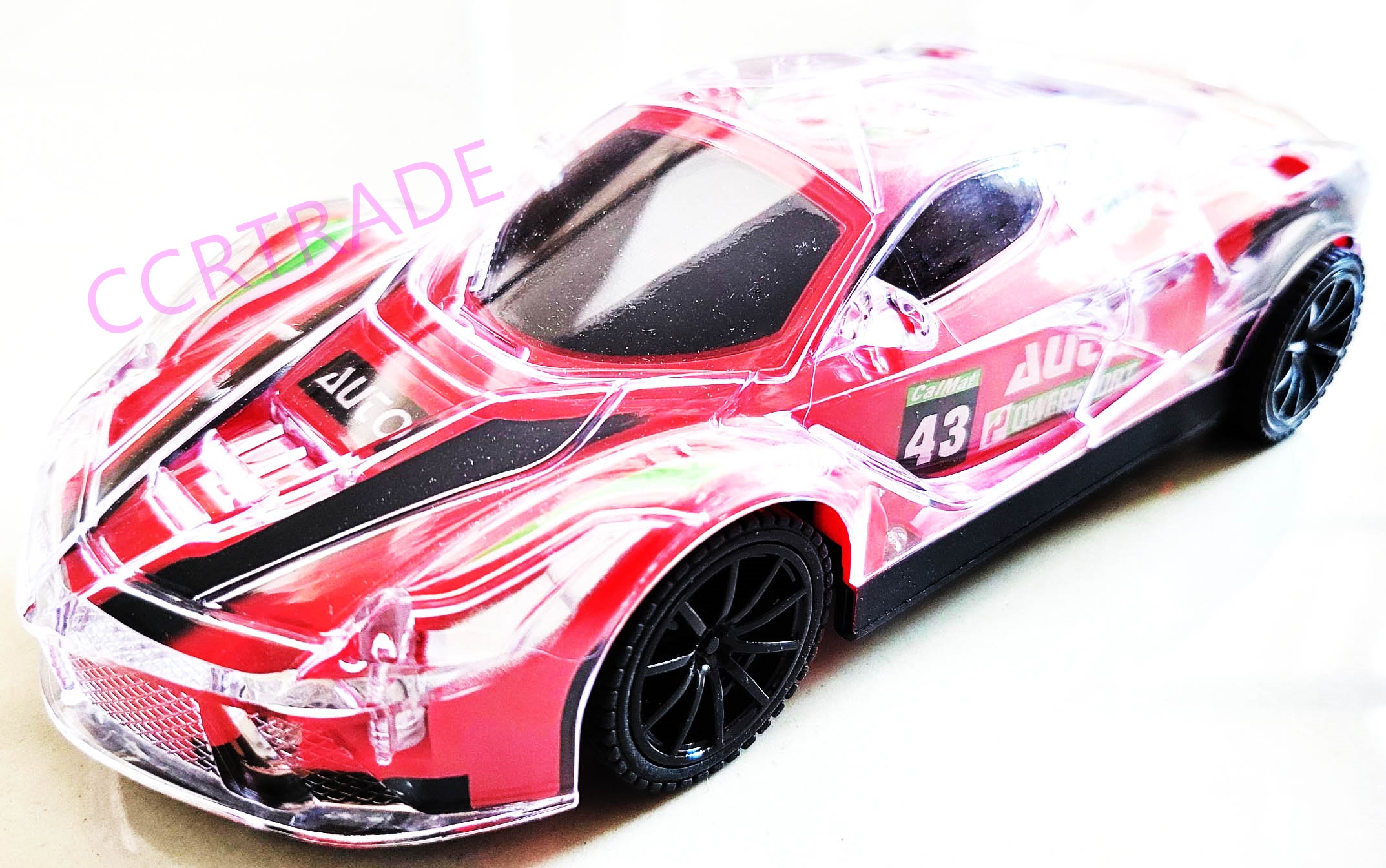 รถเรซซิ่งสปอร์ตบังคับ+รีโมทกล่อง 14x27.5 ซม.(1x3)