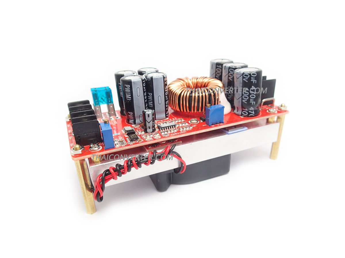 High Power DC Step-Up 12-60V to 12-75V 20A 1200W Max
