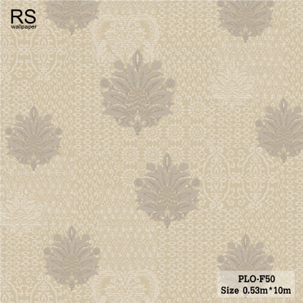 วอลเปเปอร์ ลายหลุยส์คลาสสิค สีทองหม่น PLO-F50