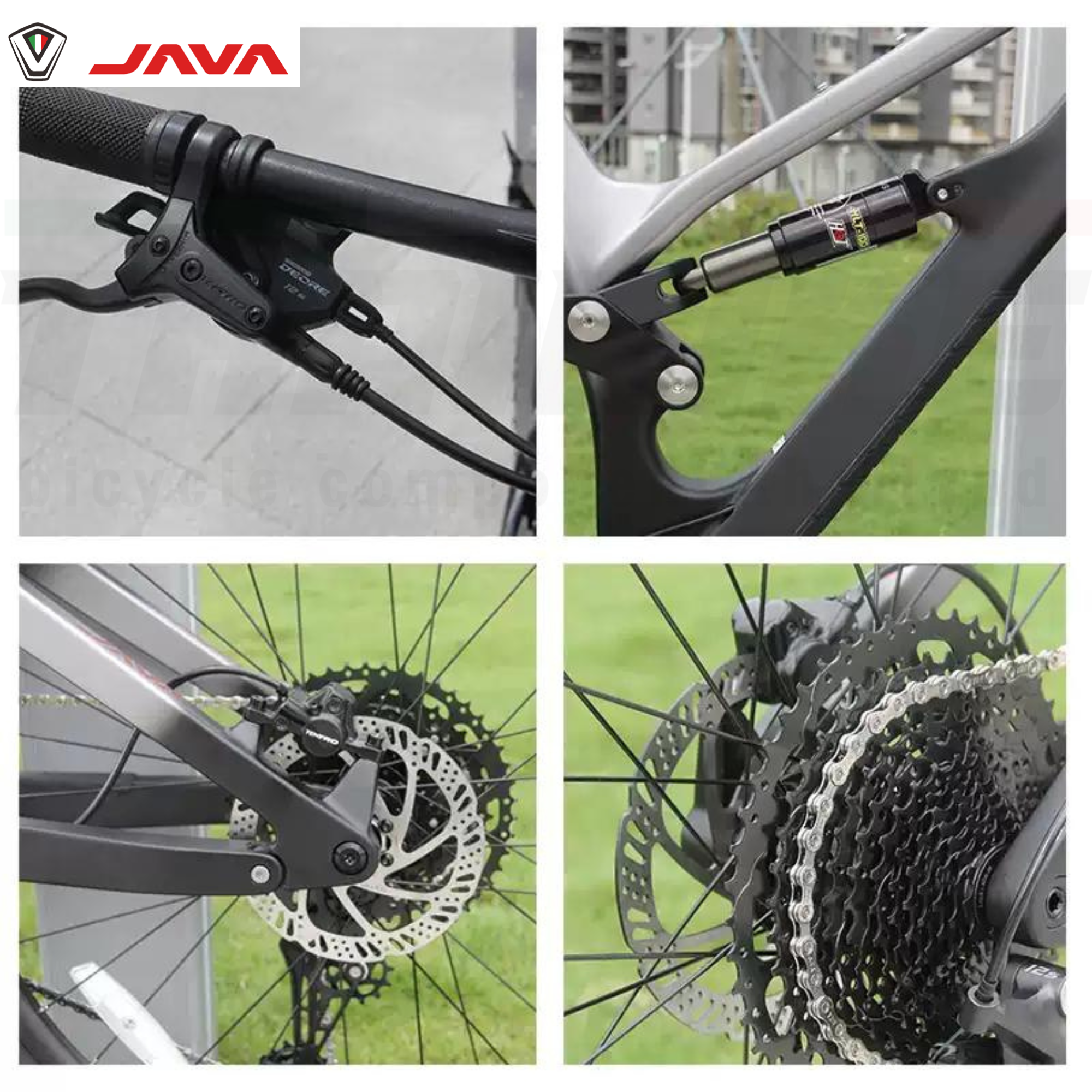รถจักรยานเสือภูเขาคาร์บอน JAVA SALTAFOSSI Fullsuspension 27.5 SHIMANO 12SPD