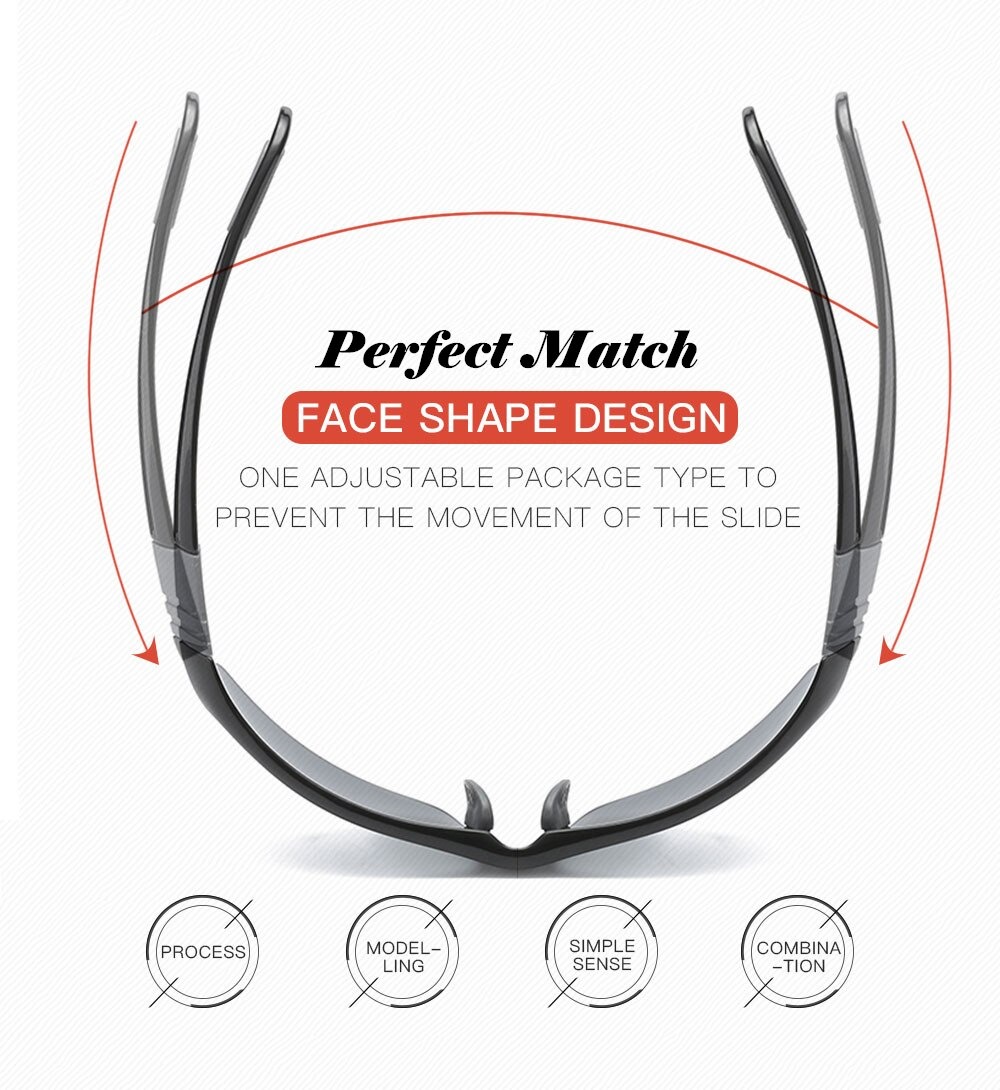 แว่นตาปั่นจักรยาน กันแดด กันลม ROBESBON รุ่น 7106