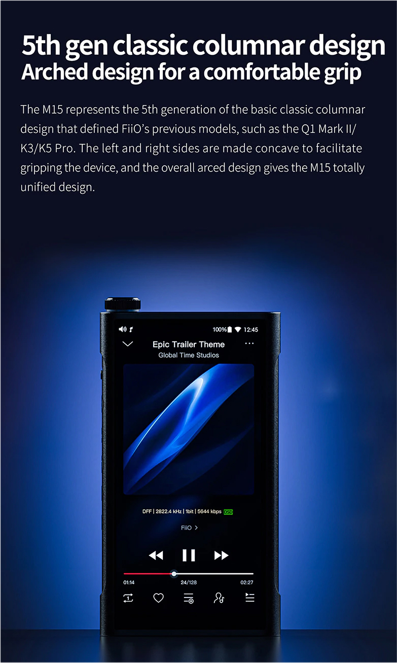ขาย FiiO M15 สุดยอด DAP พกพาระดับเรือธง แห่งยุค รองรับ Bluetooth 5.0 atpX , Tidal , Spotify , LDAC