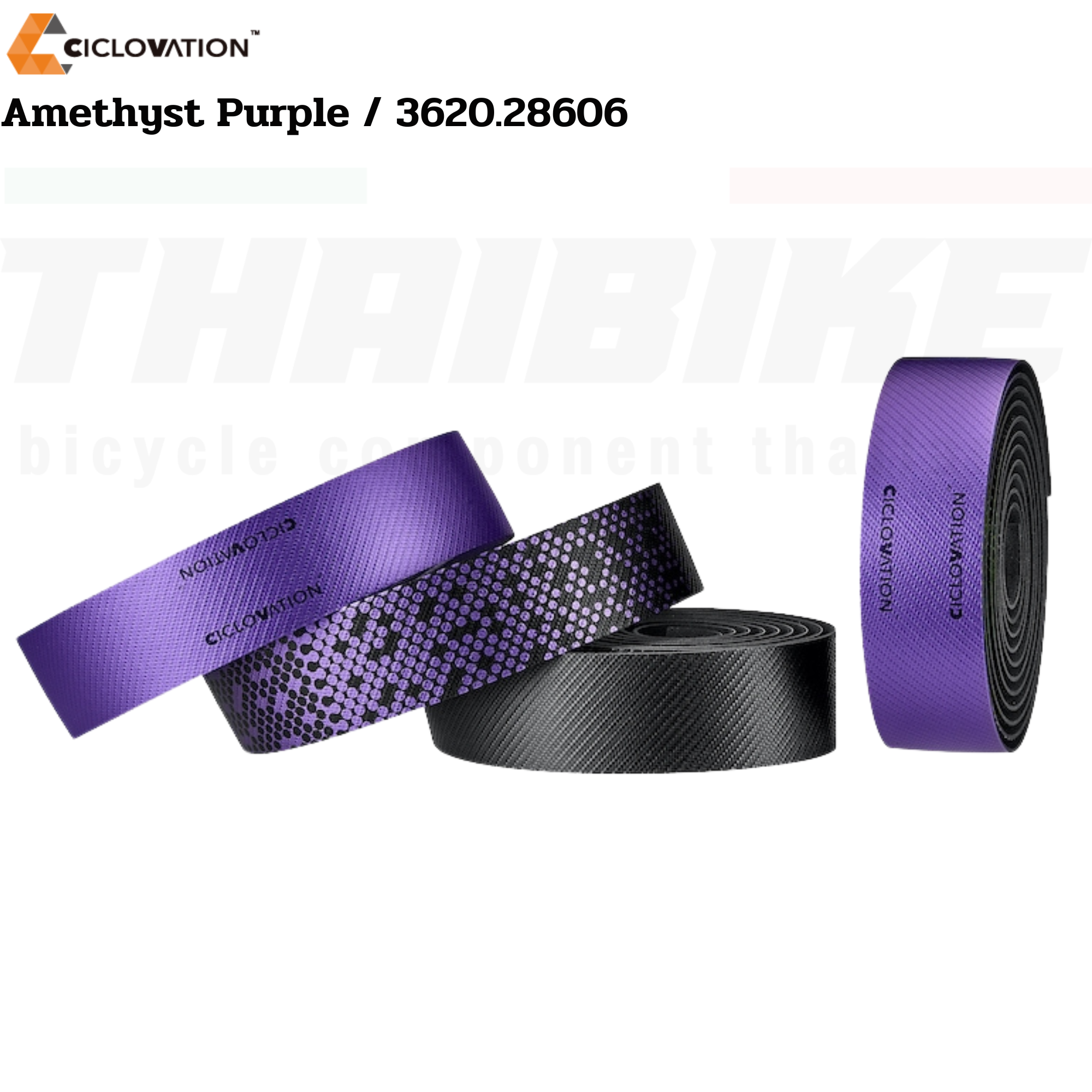 ผ้าพันแฮนด์จักรยานเสือหมอบ Ciclovation Advanced Leather Touch Shining Metallic