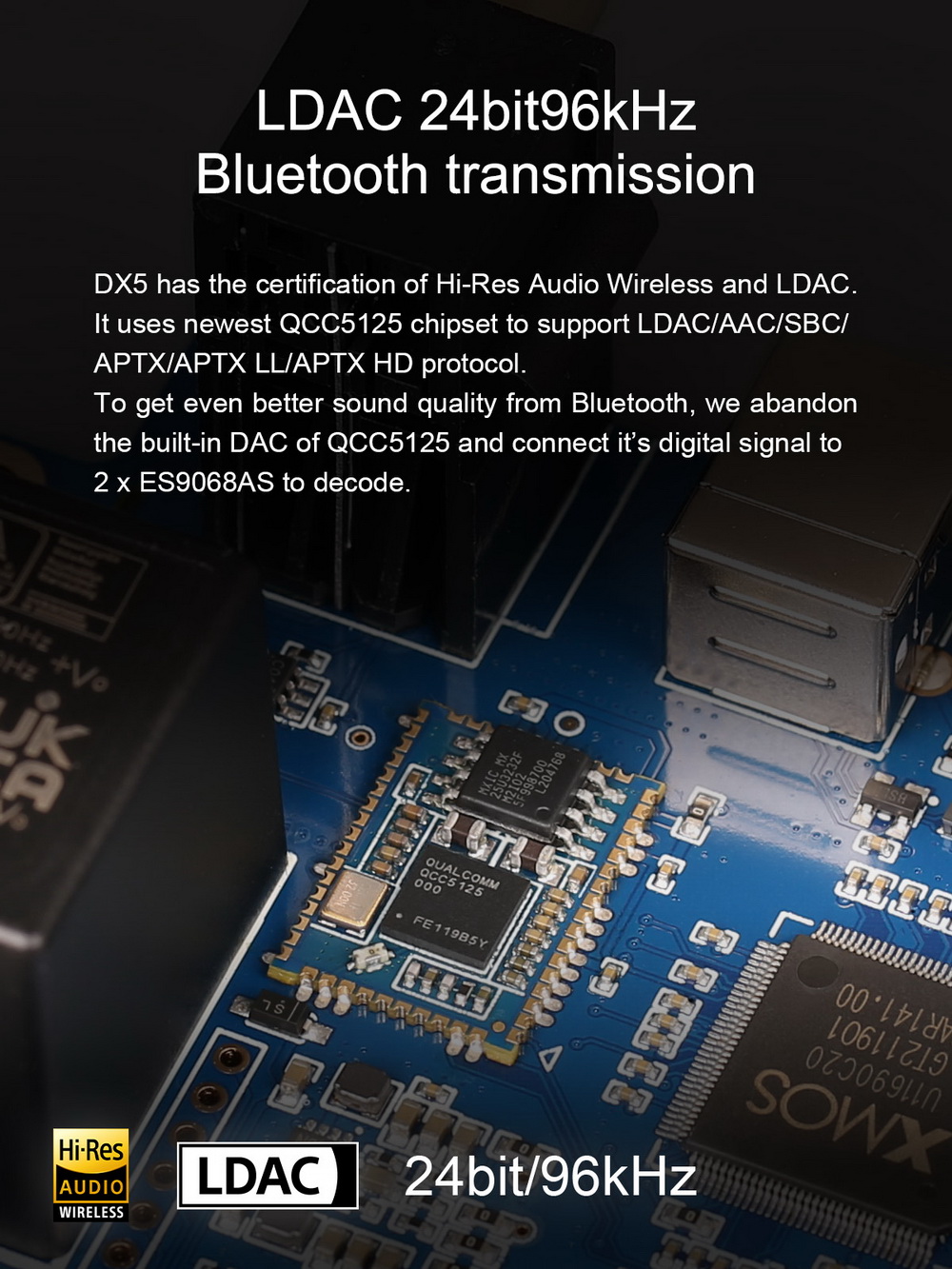 Topping DX5 DAC& ตั้งโต๊ะ รองรับ MQA ประกันศูนย์ไทย