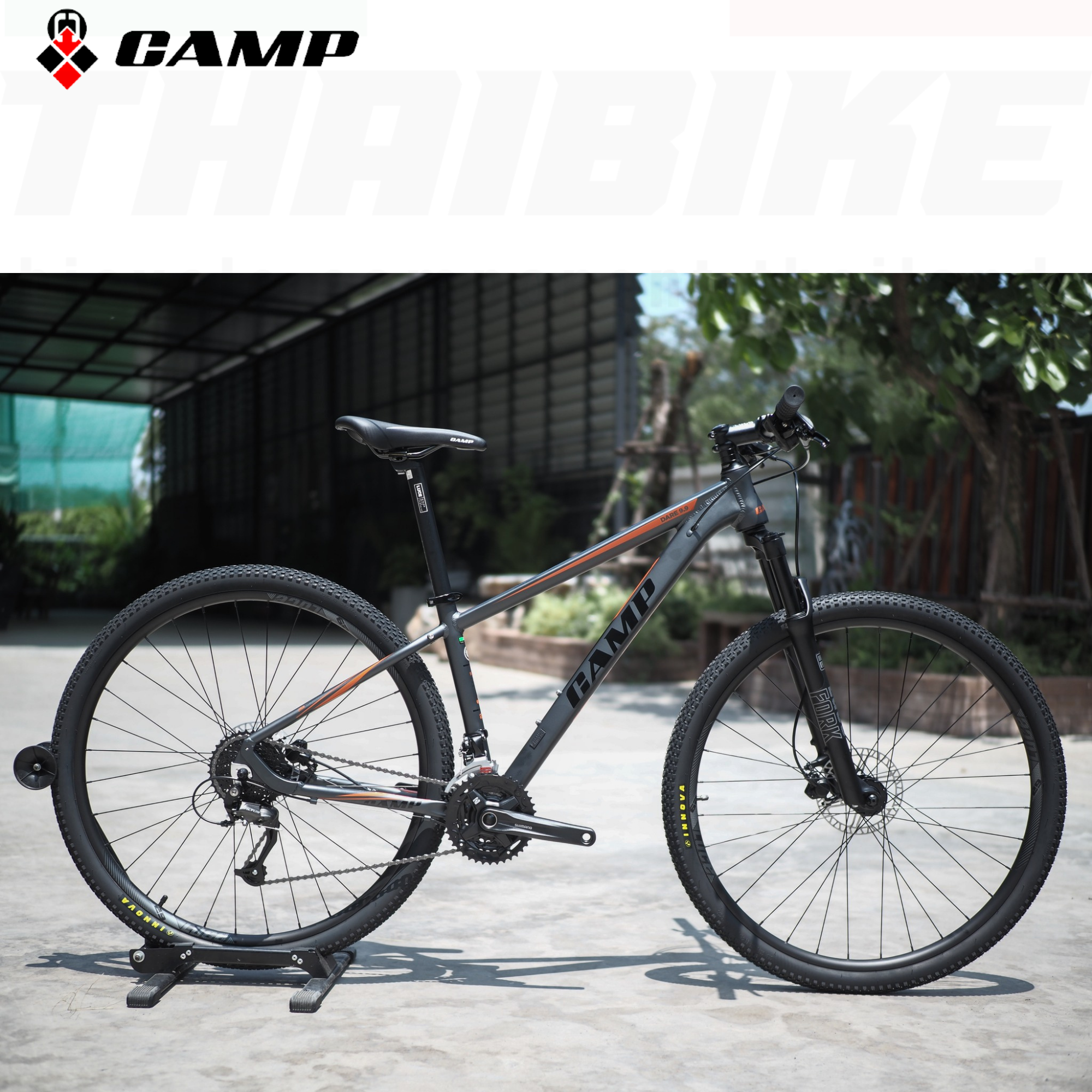 ล้อ 29 จักรยานเสือภูเขาเฟรม TOP อลูมิเนียมยี่ห้อ CAMP รุ่น DARE9.9 BOM เกียร์ SHIMANO ALTUS