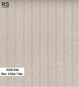 วอลเปเปอร์ ลายเส้นเล็กสลับเส้นใหญ่ สีน้ำตาลอ่อน GAN-D44
