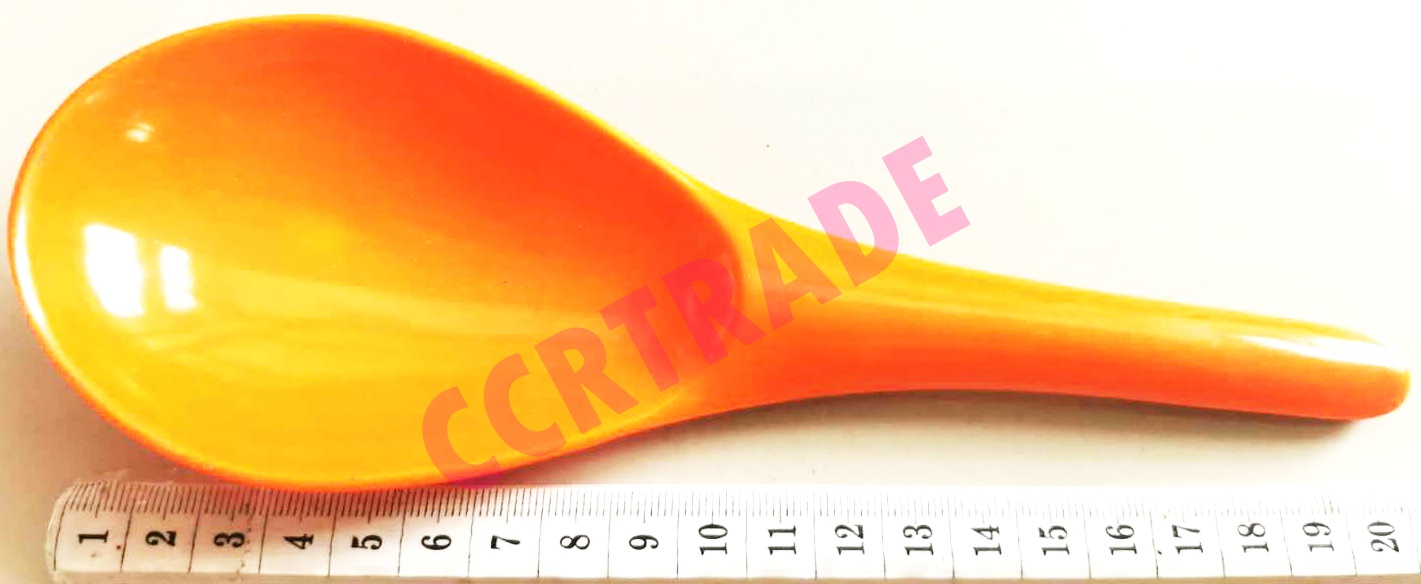 ทัพพีเมลามีนสีสด (งานหนา) 20.5 ซม.